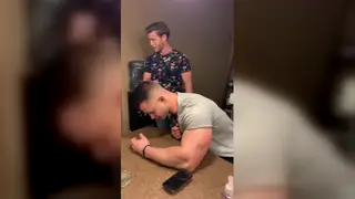 Muscular Couple Explores Fantasy in Homemade Clip