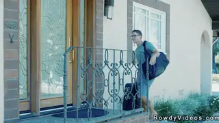 Muscular Hunk Barebacks Stud After Blowjob