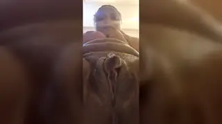Mature Ebony MILF Takes BBC Facial and Titjob