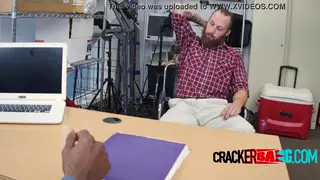 Tattooed Twink Rides Massive Black Cock Deep
