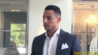 Suited Latino Executive Takes a Blowjob in His Office