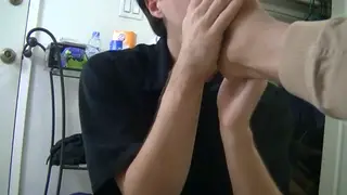 Latino Stud Gets Feet Worshipped By Eager Sub