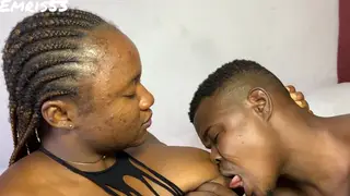 Ebony Woman Takes a Rough Interracial Pounding