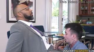 Ebony Hunk Takes Asian Boyfriend Deep in POV