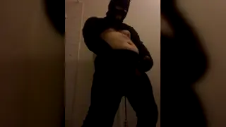 Hairy Bear Shows Off Thick Cock in Solo Display