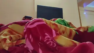 Indian Couple Films Their First Homemade Threesome