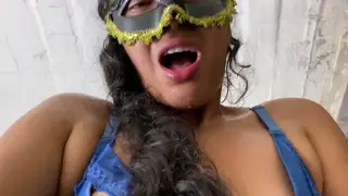 Curvy Latina Takes Her First Anal Creampie on Camera