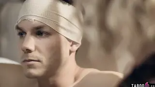 Stepmom Jerks Off Her Injured Stepson Until He Cums