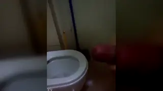 Asian Guy Teases His Hard Cock on Camera