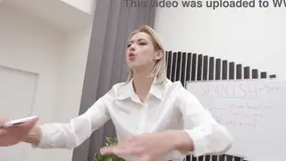 Petite Student Squirts Hard During BBC Gangbang