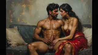 Indian Neighbour and Teen Share Intimate Bathroom Moment
