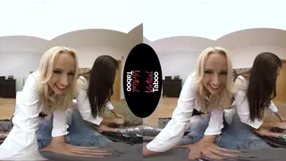 Busty European Lesbians Share Toys and Oral in VR
