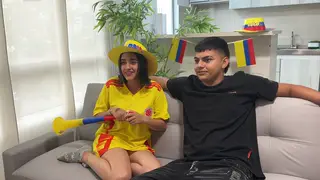 Latina MILF Squirts Hard in World Cup Bet