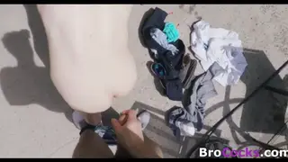 Stepbrother Feeds His Cock to a Hungry Teen