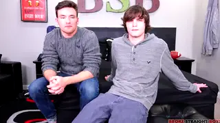 Muscular Jock Takes a Deep Blowjob From His Buddy