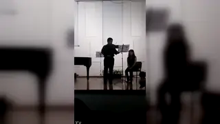 Man Performs in a Short Year-End Recital