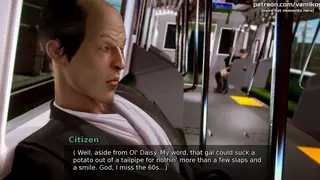 Petite Japanese Stepsister Teases Stepbrother on Train