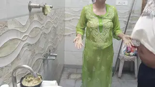 Indian Stepsister Gets Pounded Doggystyle in the Bathroom