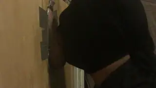 Married Stranger Gets Gloryhole Blowjob and Spanking