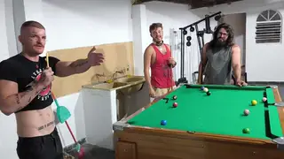 Muscular Men Swarm Birthday Orgy Bareback