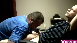 Blonde Gives a POV Blowjob to a Straight Guy