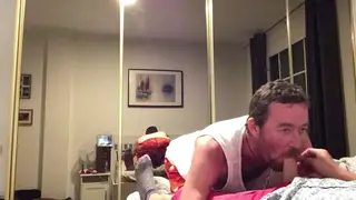 Hairy Mature Bear Takes a Bareback Load from His Partner