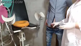 Curvy BBW Nurse in Uniform Drains Patient with Handjob
