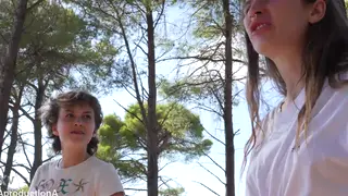Outdoor Hike Leads to Public Squirt in Panties