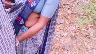 Indian Beauty Enjoys Outdoor Passion with a Well-Endowed Partner