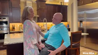 Curvy Blonde Wife Rides Husband's Friend to Explosive Finish