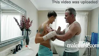 Stepdad Seduces Stepson Into Bareback Encounter