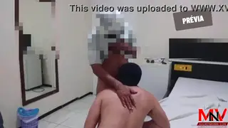 Brazilian Latino Hunk Flexes Muscular Physique Solo