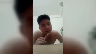 Guy Gives a Sloppy Blowjob to His Buddy
