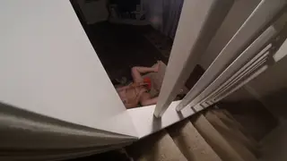 Petite MILF Pleasures Herself with Massive Dildo