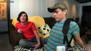 Guys Trade Blowjobs Before a Hard Anal Finish