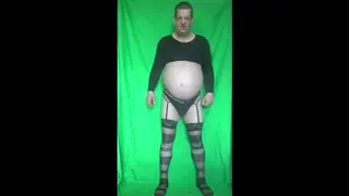Crossdresser in Lingerie Drains a Guy on Webcam