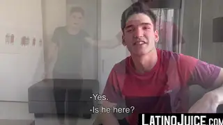 Latino Stud Rims and Sucks Boyfriend Before Bareback Ride