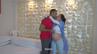 Pregnant MILF in Uniform Drains Her Patient on the Desk