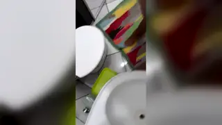 Amateur Couple Gets Steamy in a Tiled Bathroom