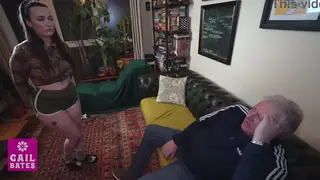 Nanny Roleplay Ends with Grandpa Creampie and Facial