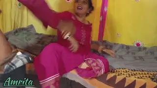 Voluptuous Indian Stepsister Squirted on by Stepbrother