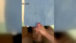 Amateur Guy Works His Shaft to a Sticky Climax