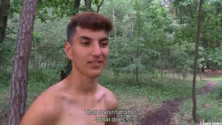 POV Outdoor Encounter Ends With Cum on a Lean Body