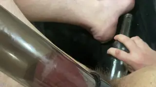 Dominant Guy Torments Submissive Partner in Homemade Clip