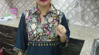 Indian Stepmom Seduces Stepson for Kitchen Doggystyle