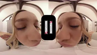 Blonde Cosplay Teen Fucks in VR Doggy POV Fantasy