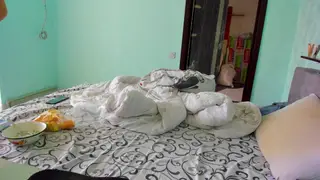 Muscular European Teen Shows Hairy Body for Landlord
