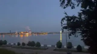 Teen Gives Deepthroat Blowjob to Stranger on Embankment