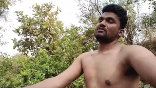 Indian Handyman and Mature Man Fuck Outdoors