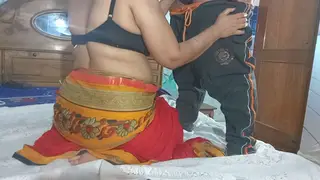 Curvy Indian Housewife Takes Anal and Creampie in POV